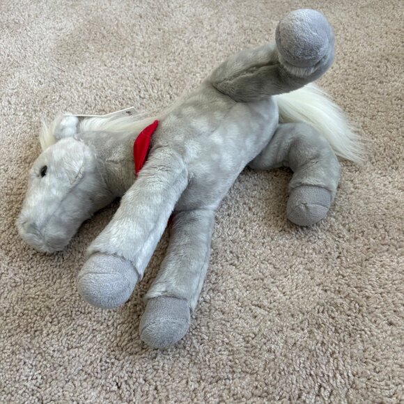 Wells Fargo Shamrock Gray Plush Legendary Pony Stuffed Animal w Tag 2013‎ 14” - Picture 5 of 12